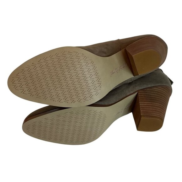 Violet & Red Women's Jackson Lazer Cut Topline Boot Taupe Size 8.5 NWOB - Picture 7 of 8